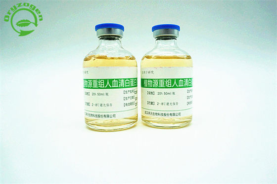 Albumina umana recombinante liquida per gli apparecchi medici CAS 70024-90-7