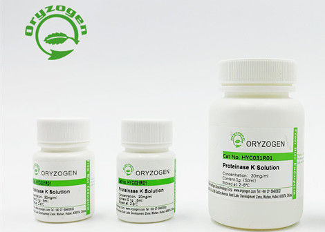 reagente di laboratorio recombinante di alta qualità della proteinasi K del pacchetto di 1g 10g 50g 100g