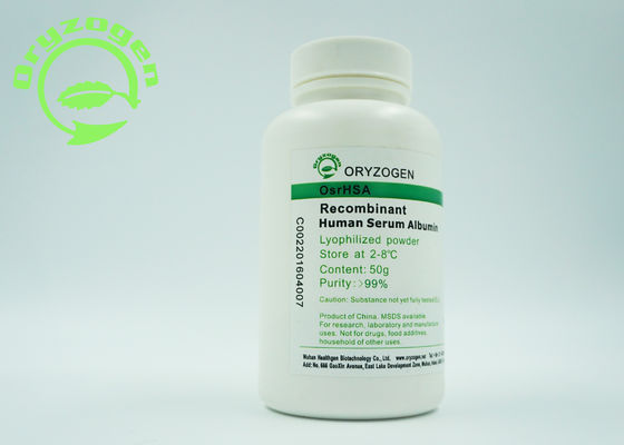 L'albumina umana recombinante di CAS 70024-90-7 HA con di meno che l'endotossina 0.125EU/Mg