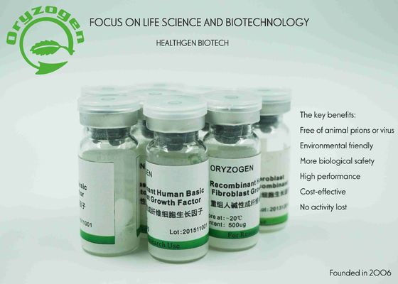 Il fattore di crescita bianco del bFGF ha liofilizzato l'ingrediente medio 17KD della coltura cellulare mammifera della polvere