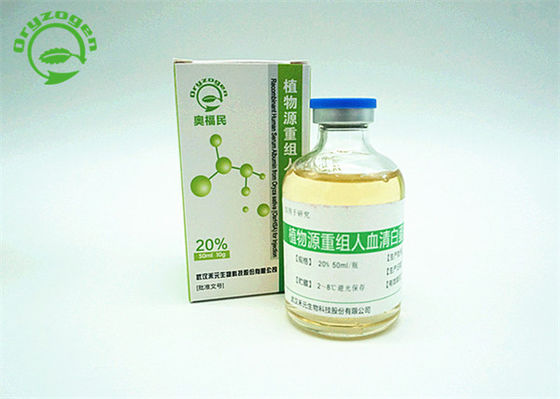 Prodotti recombinanti del rHSA liquido umano recombinante dell'albumina del grado dell'eccipiente 70024-90-7